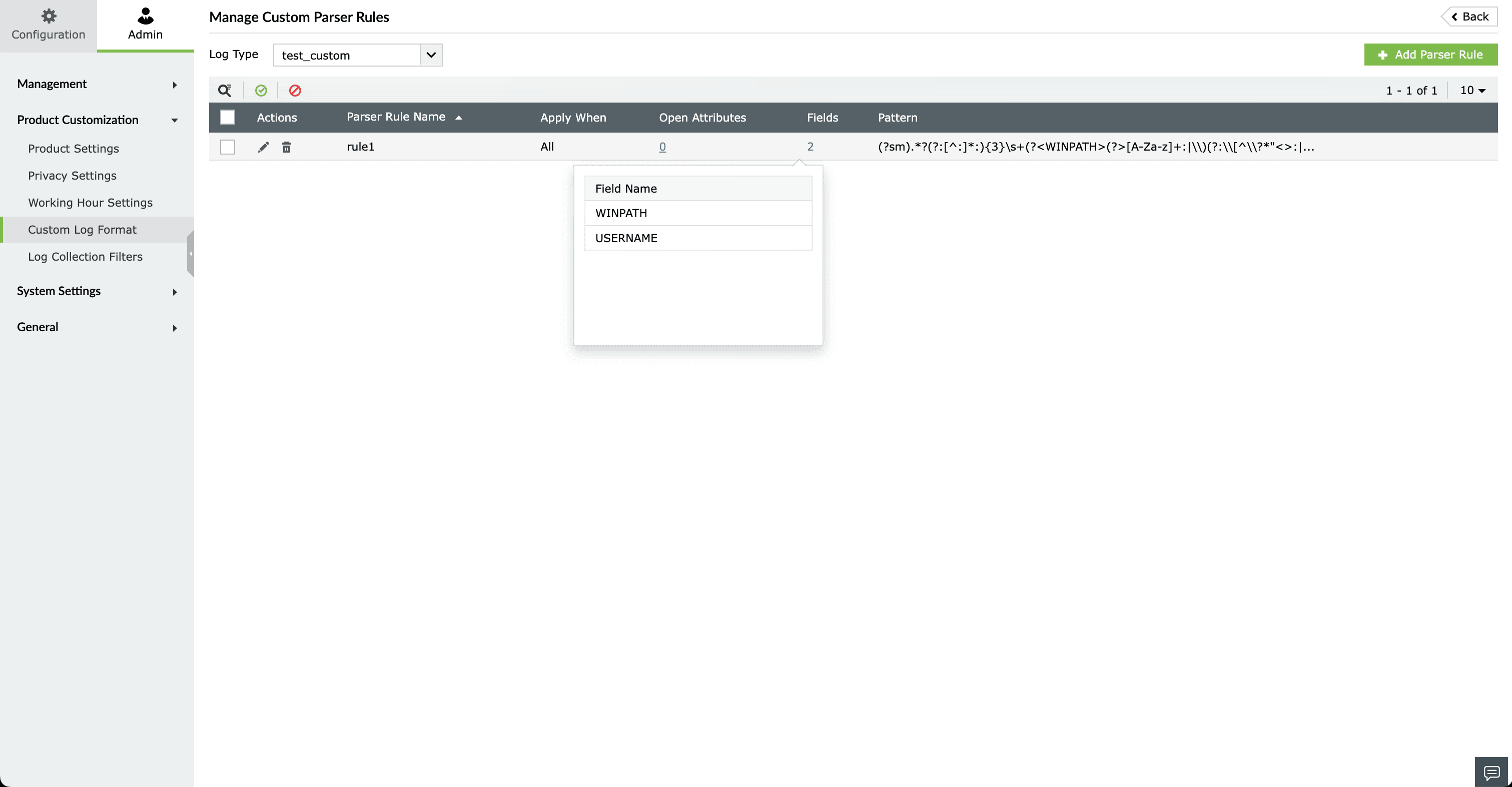 custom-log-parsing