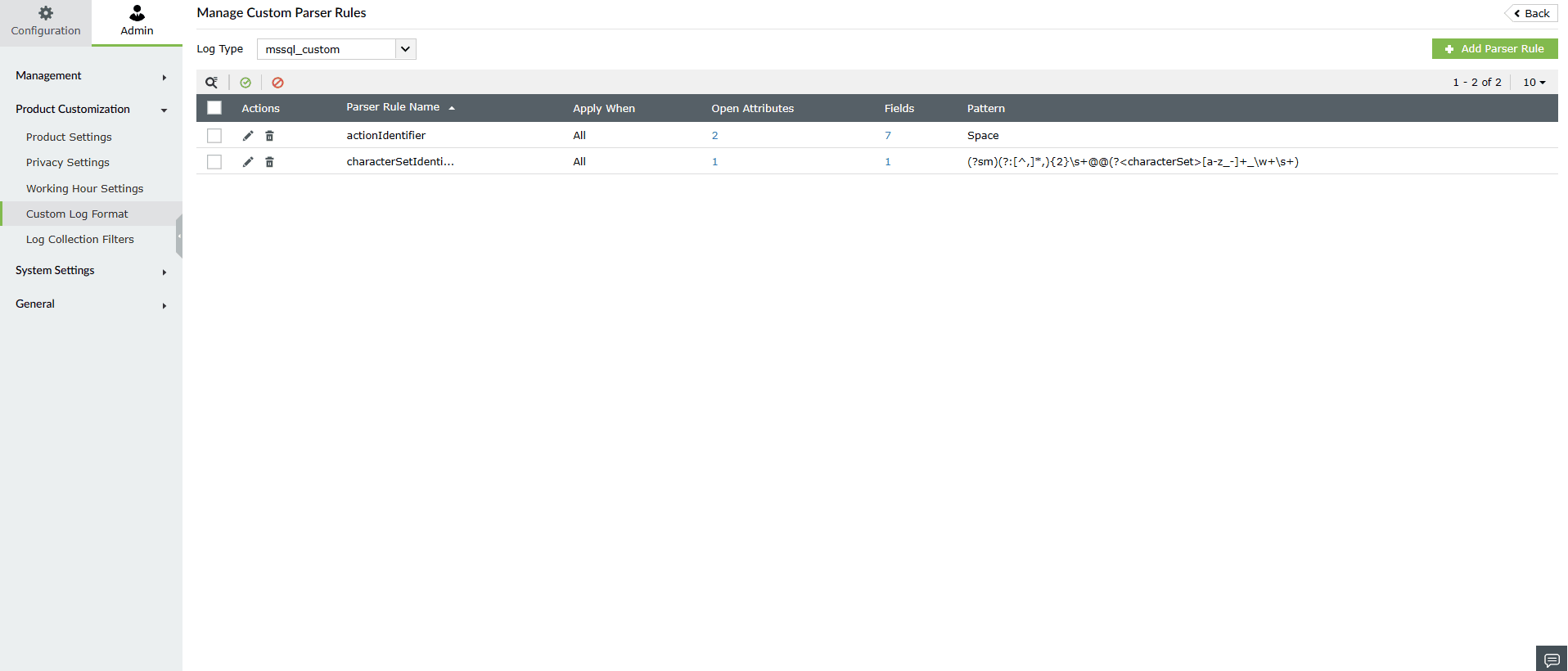 custom-log-parsing