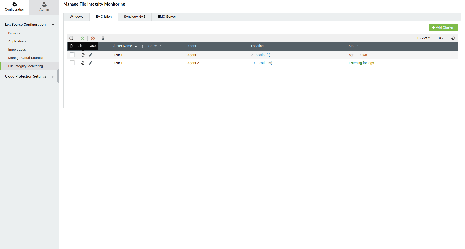 EMC Isilon 文件监控