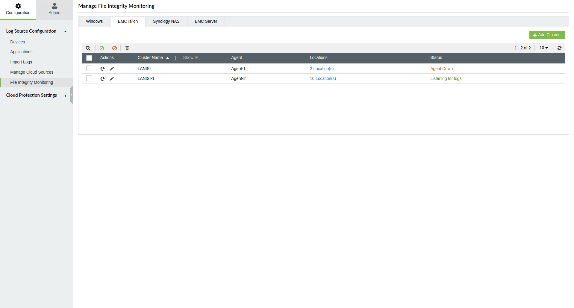 EMC Isilon 文件监控
