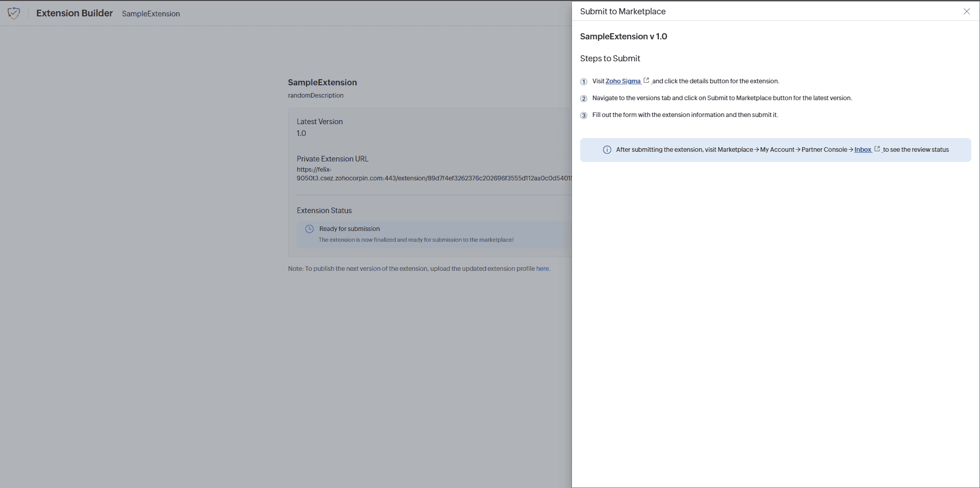 Extension Builder