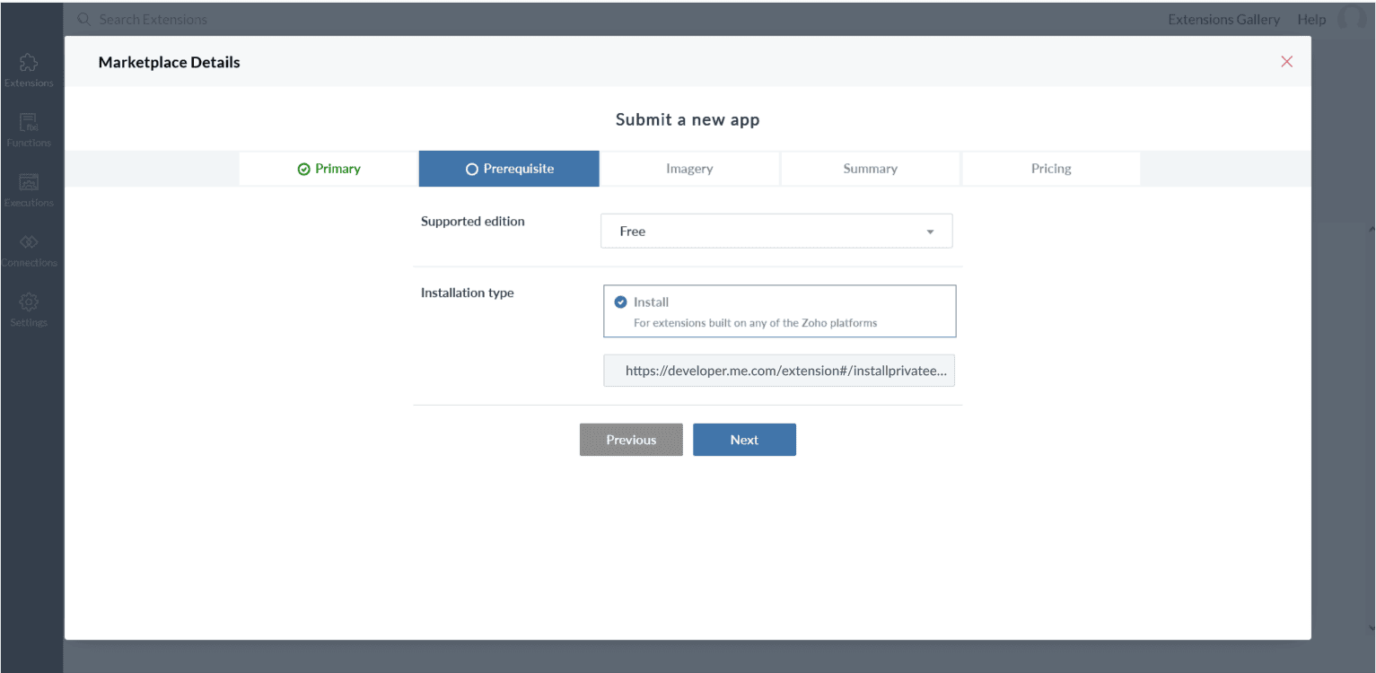 Extension Builder