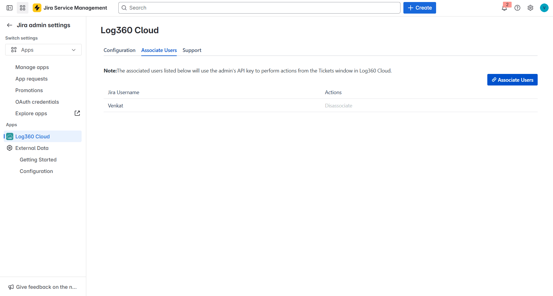 Jira Service Desk On-Demand 集成