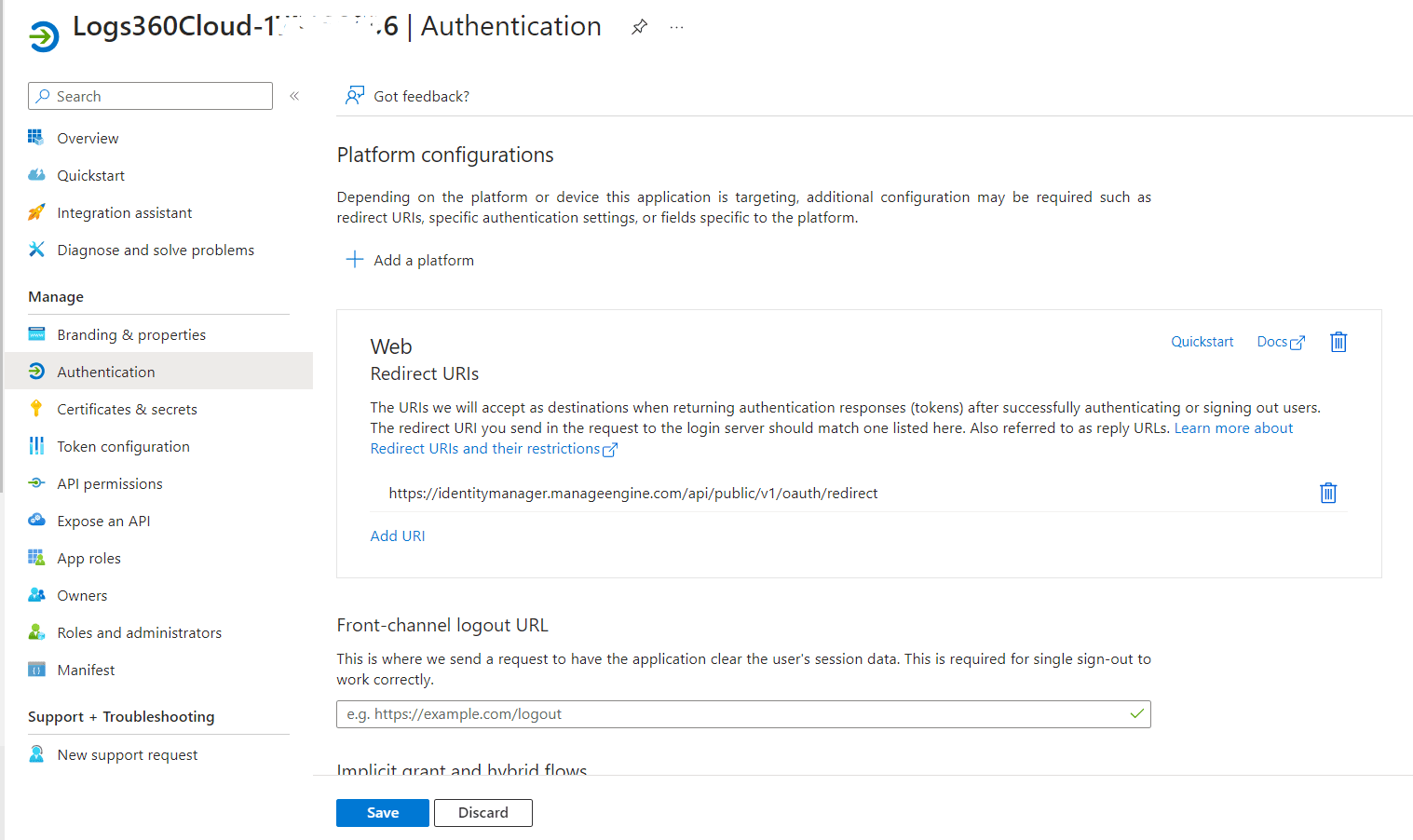 手动Microsoft 365租户配置
