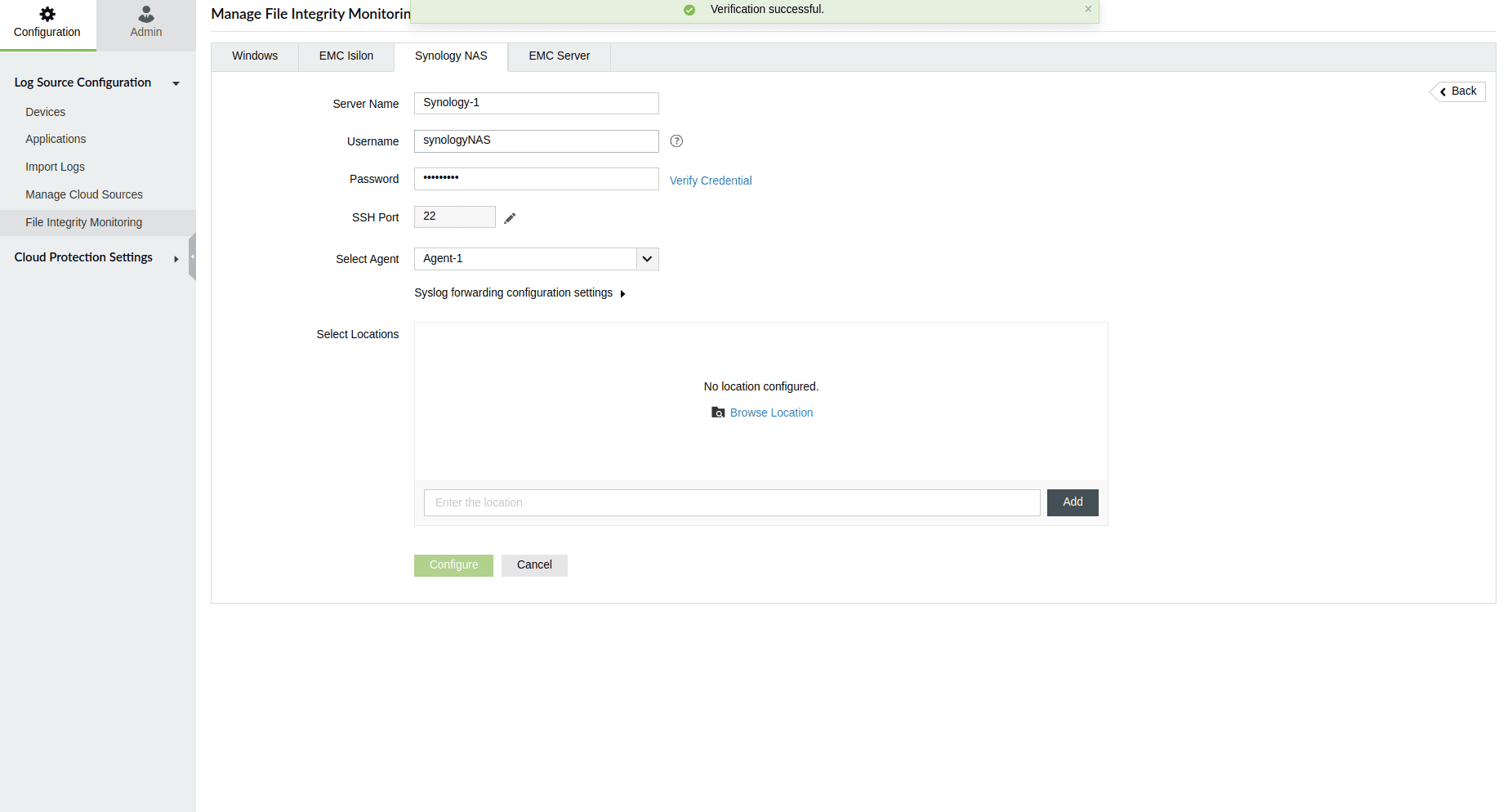 Synology NAS 文件监控