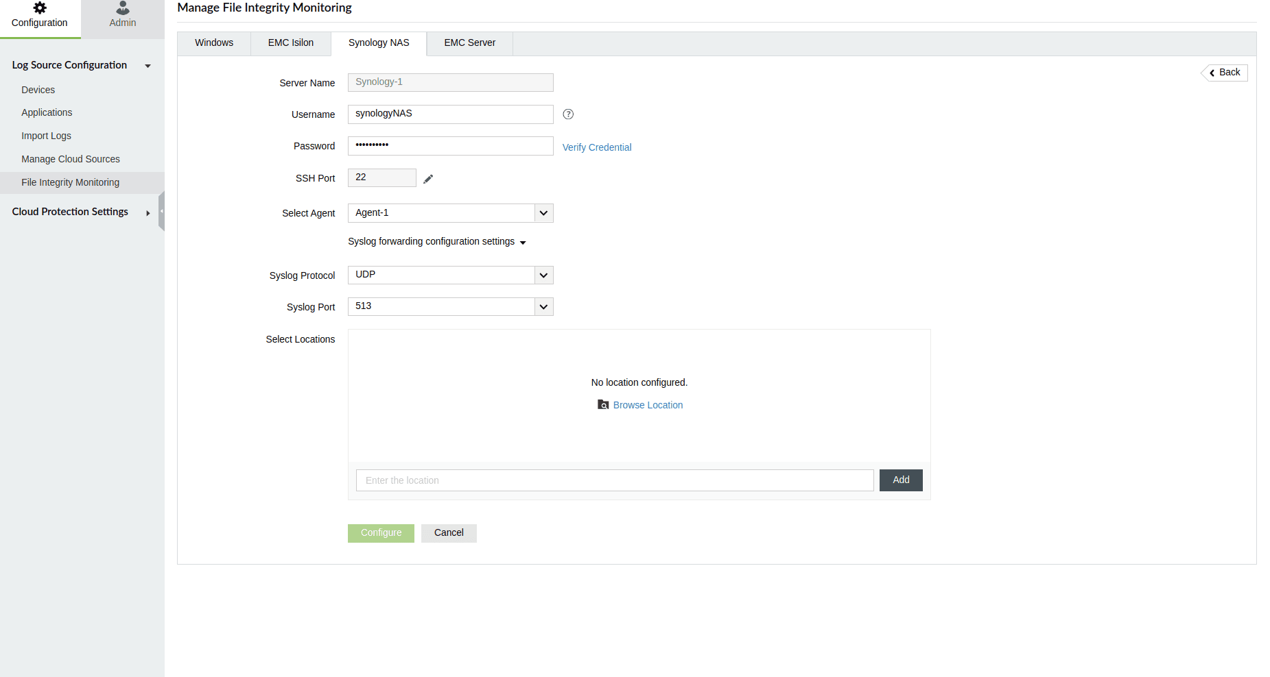 Synology NAS 文件监控