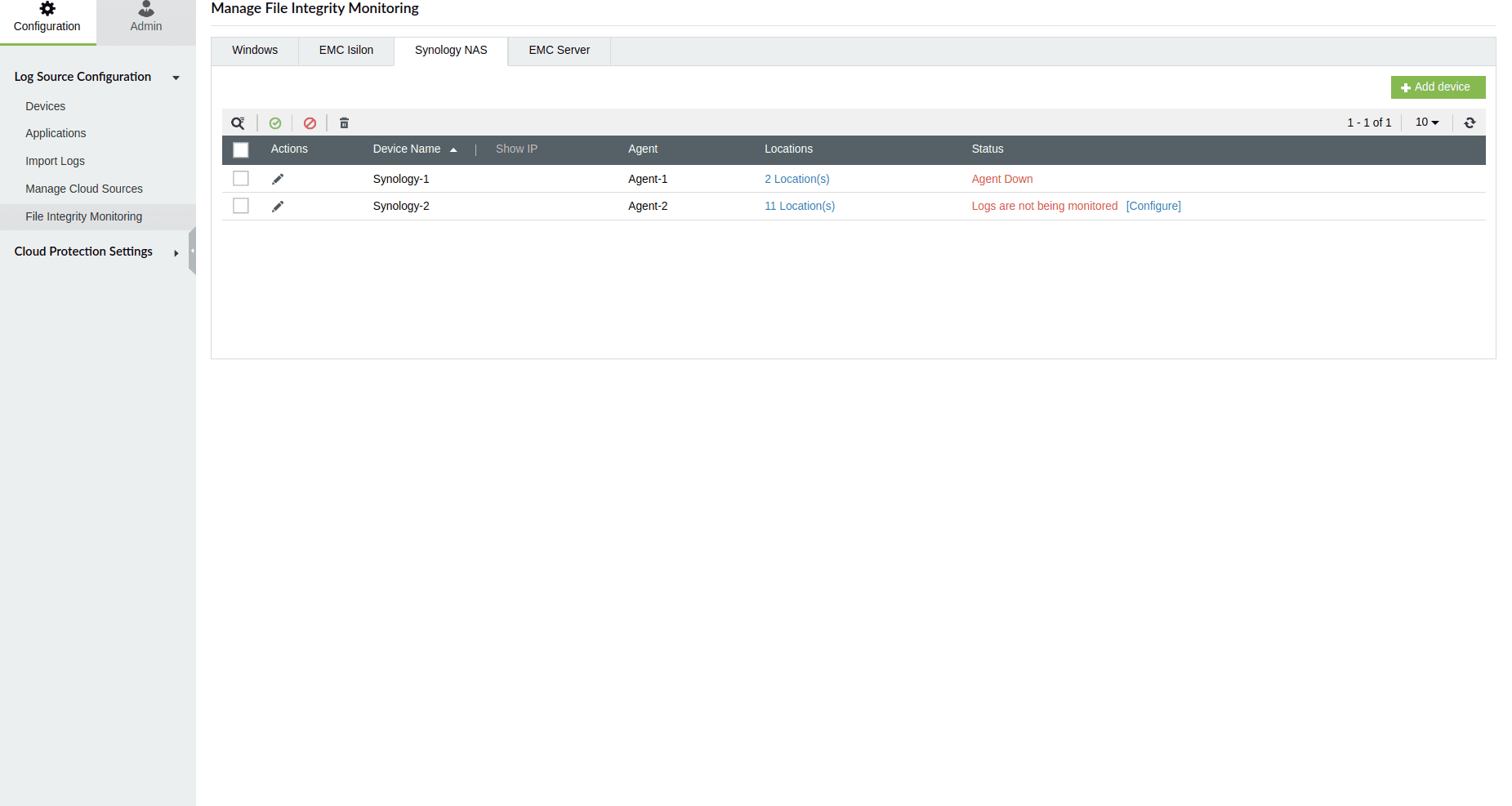 Synology NAS 文件监控
