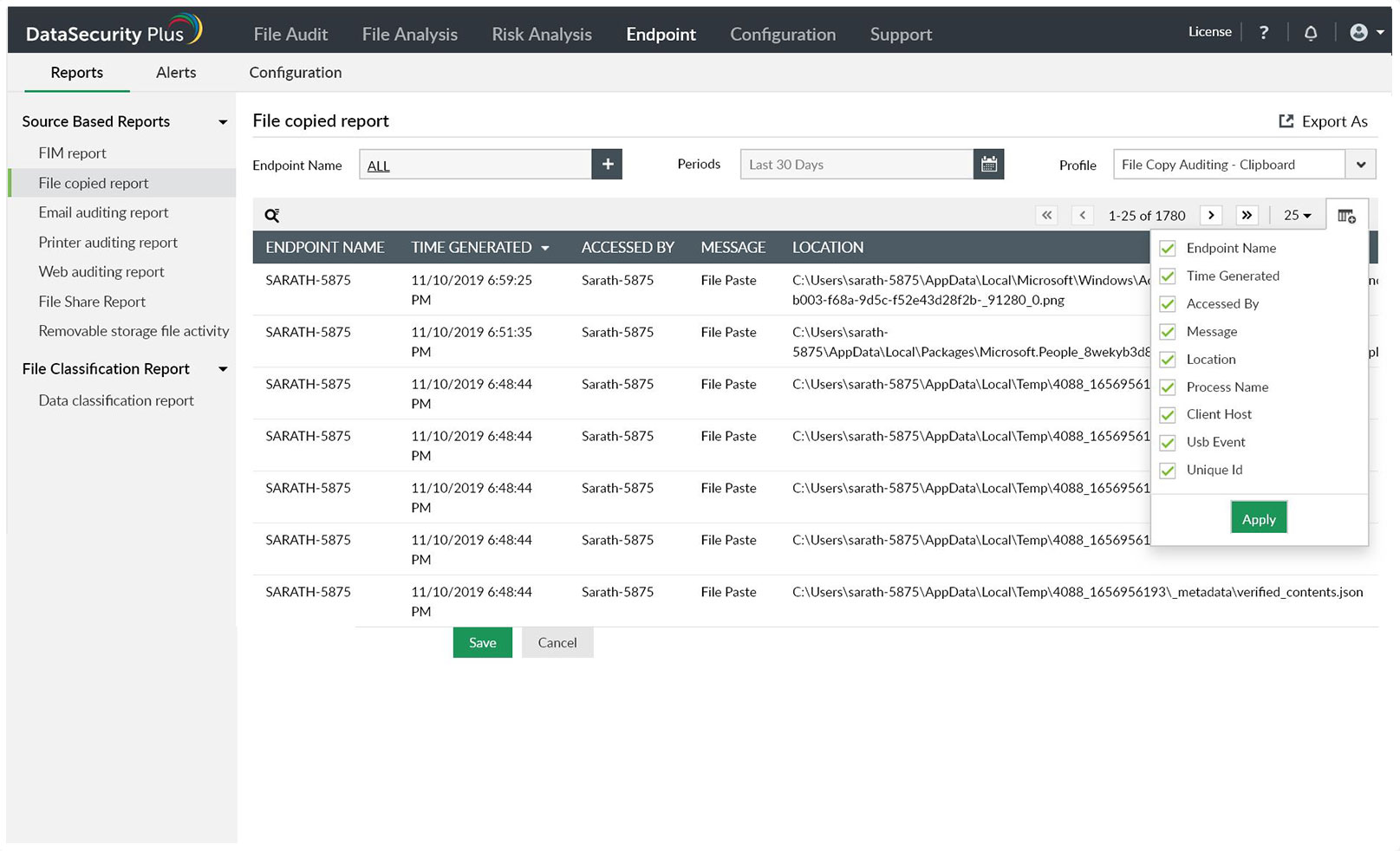 Data leak prevention tools