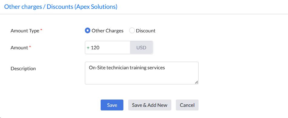Endpoint Central MSP 中的计费定制