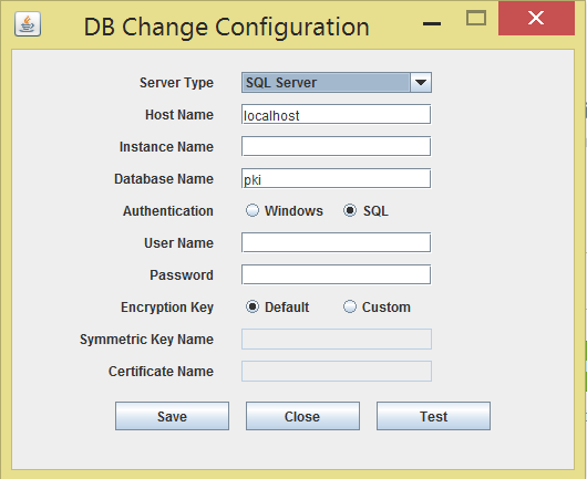 DB-change-config