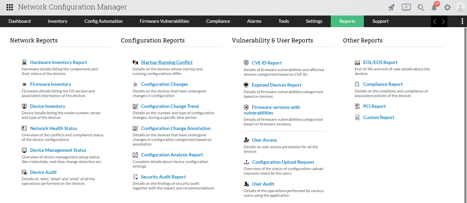 配置3com交换机 - ManageEngine Network Configuration