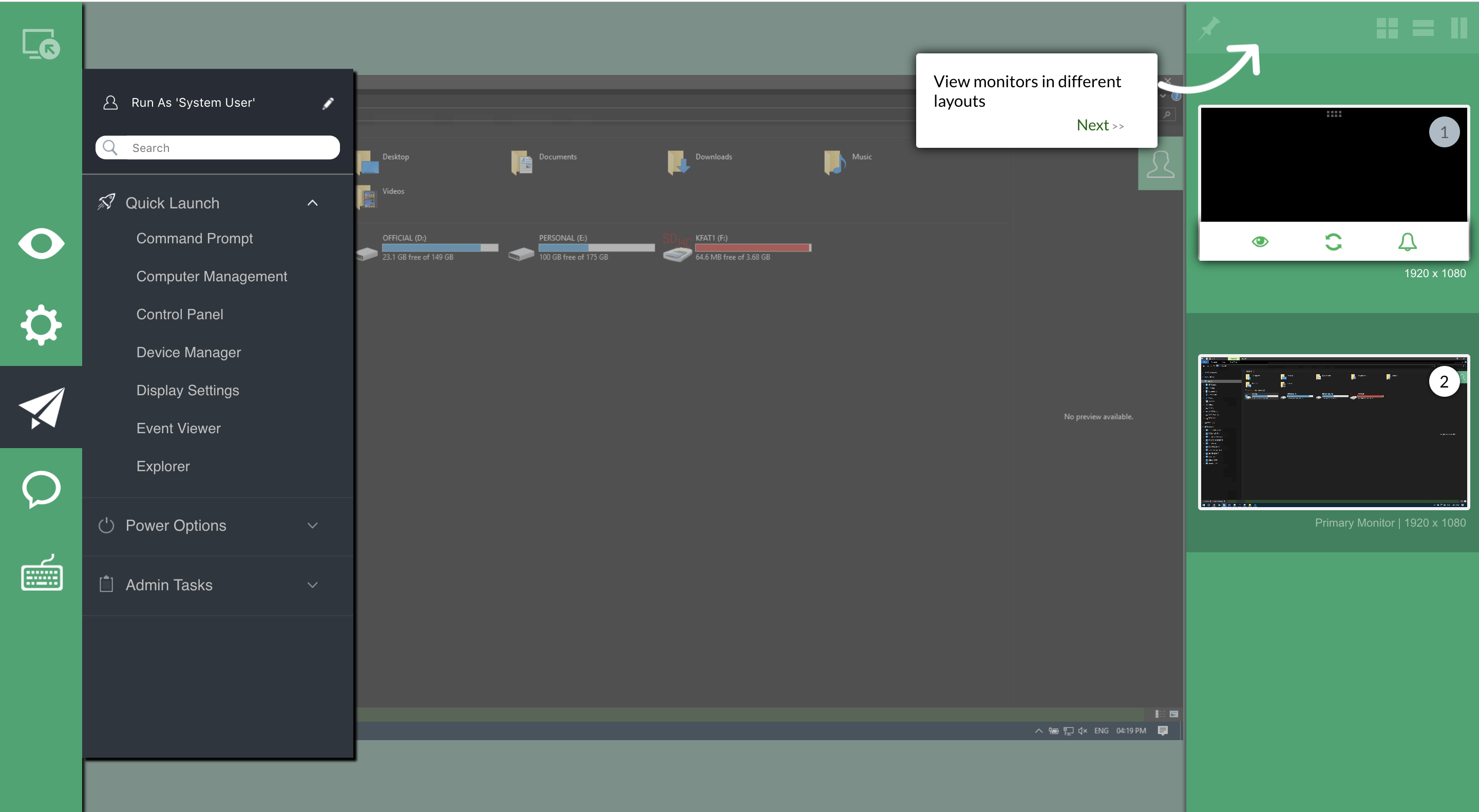 How to setup remote desktop connection Setup a remote desktop