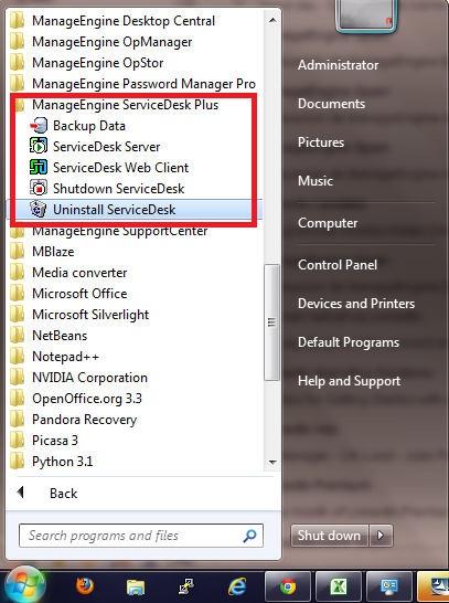 Start Menu