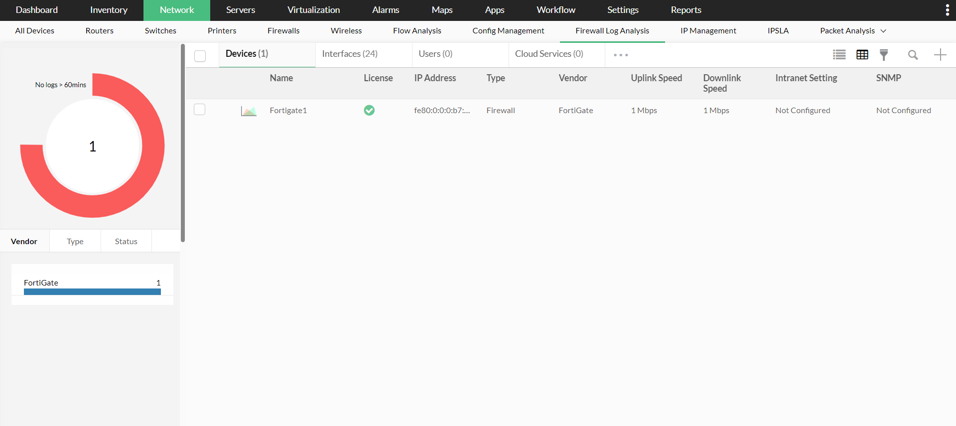 监控混合网络 - ManageEngine OpManager Plus