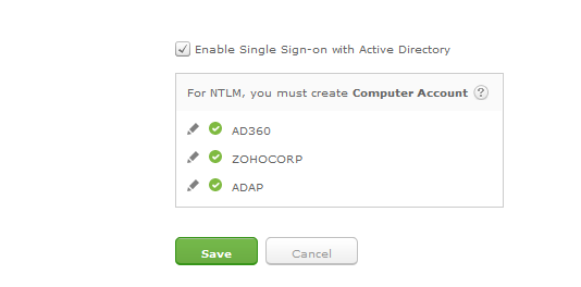 Enable Single Sign-On