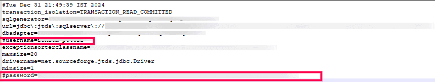 如何为使用 Windows 身份验证的 Microsoft SQL Server 配置数据库密码