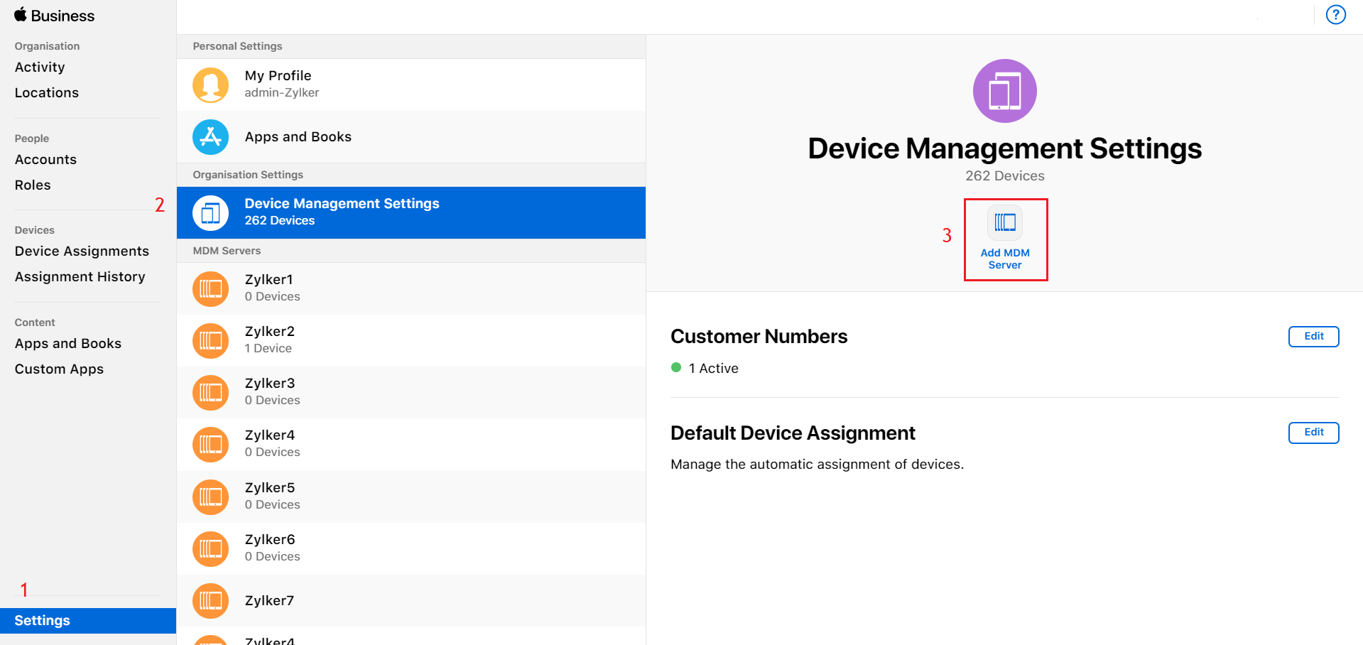 MDM Public Key upload on ABM portal