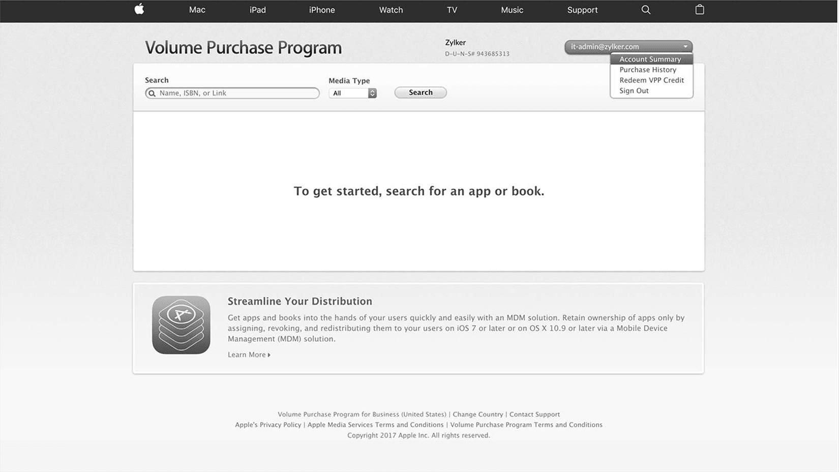 iOS App Management