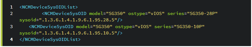 CustDeviceSysOIDList
