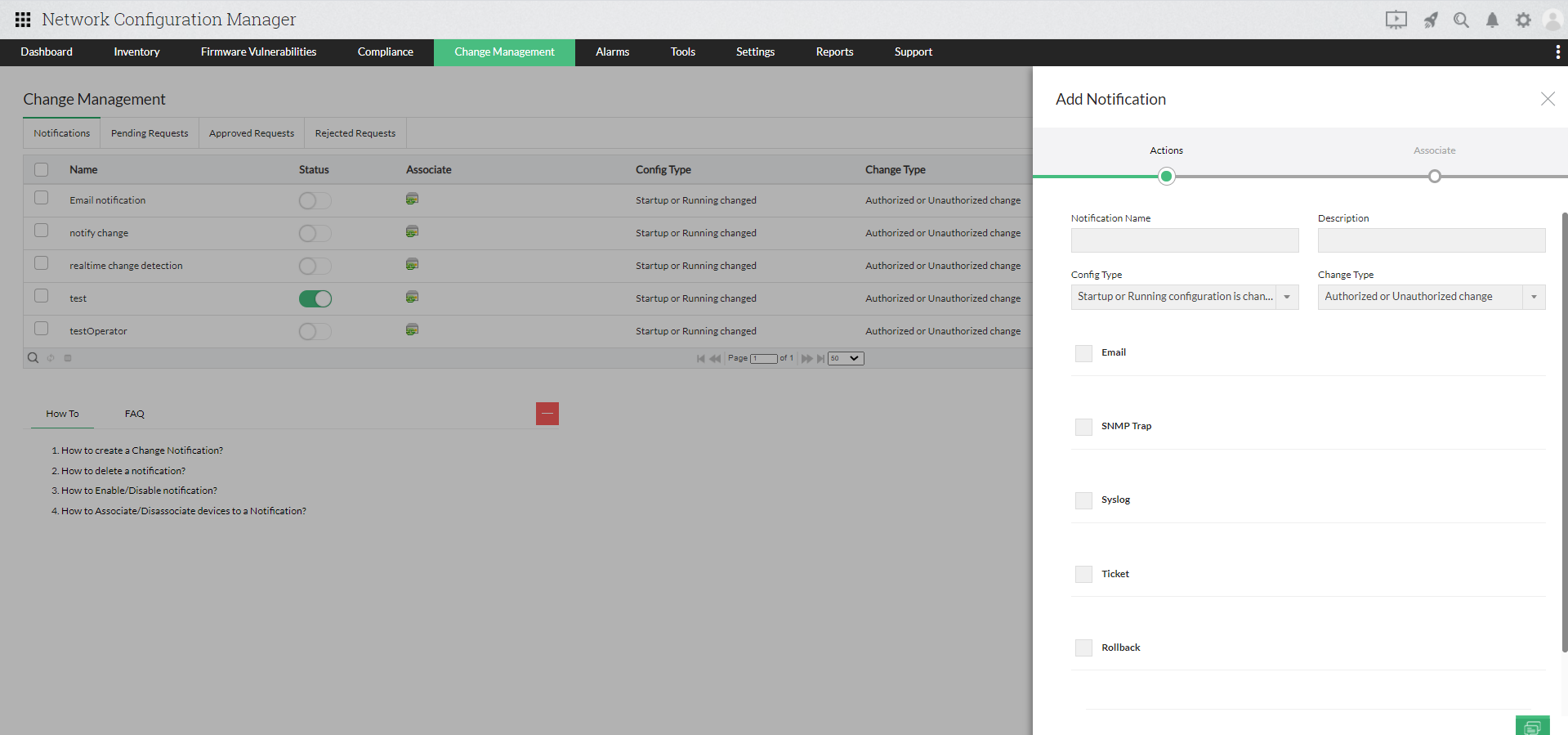 网络自动化系统 - ManageEngine网络配置管理器