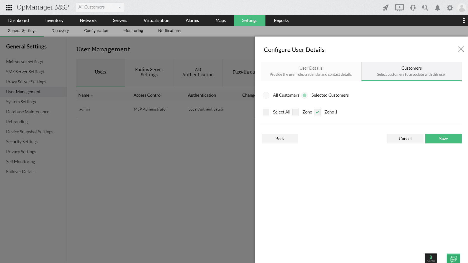 服务器监控MSP-ManageEngine OpManager MSP