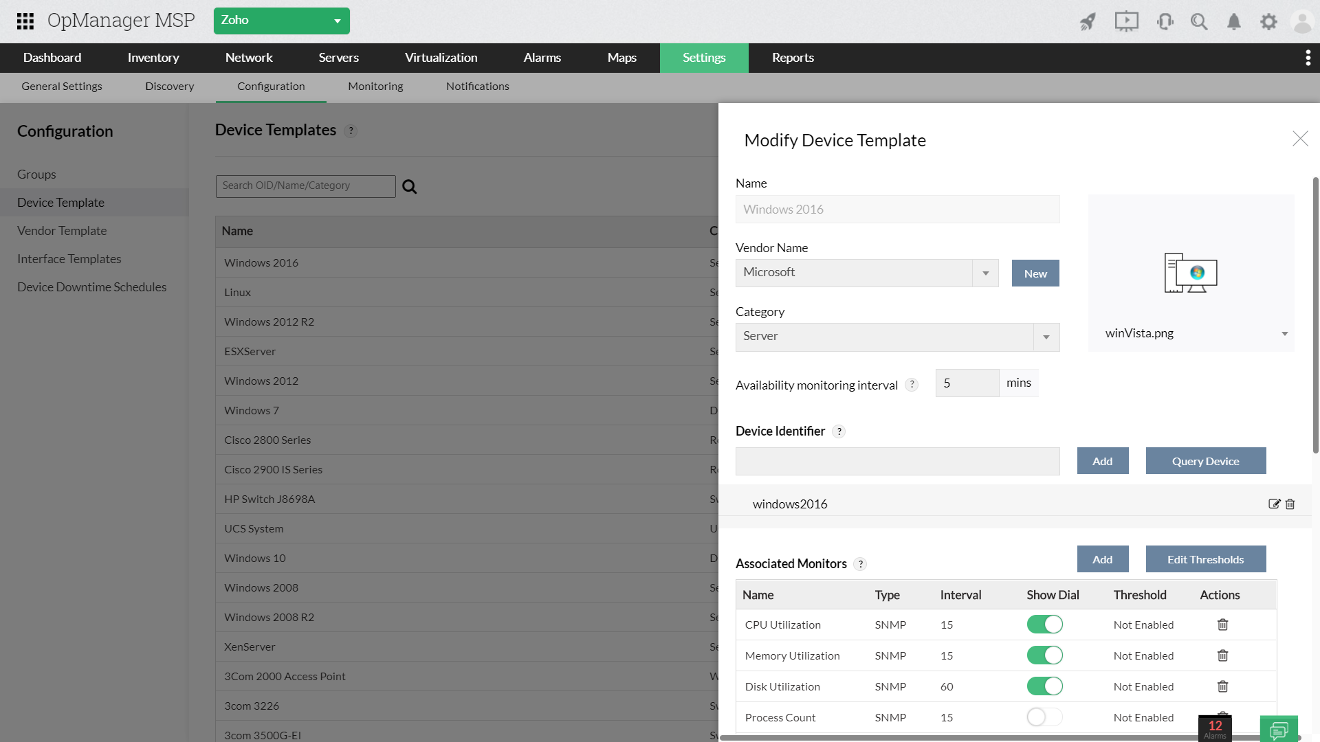 服务器性能管理MSP-ManageEngine OpManager MSP