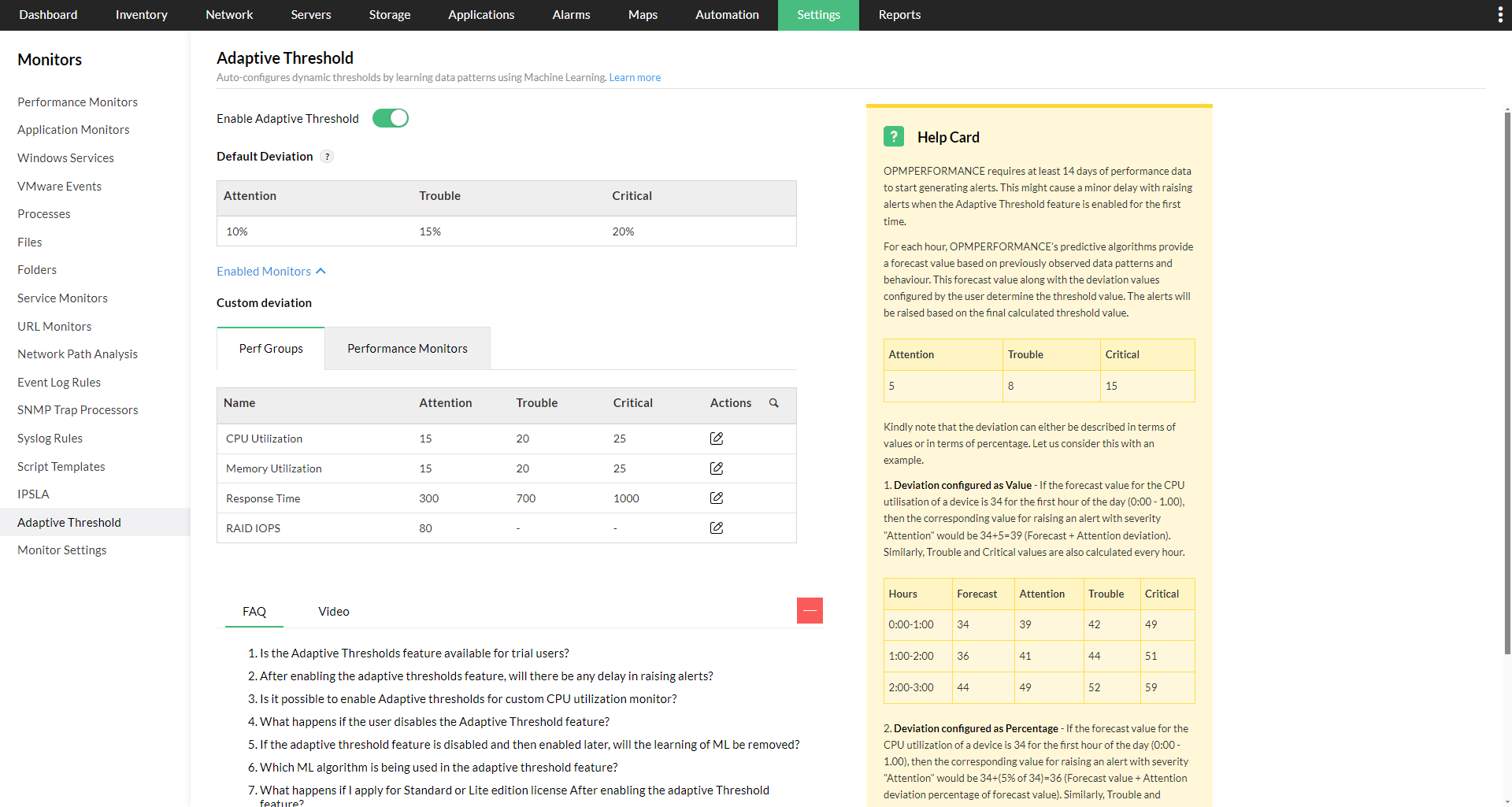 自动化网络 - ManageEngine OpManager