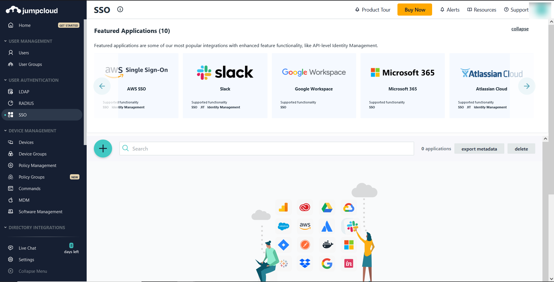 Configure JumpCloud IdP in OpManager