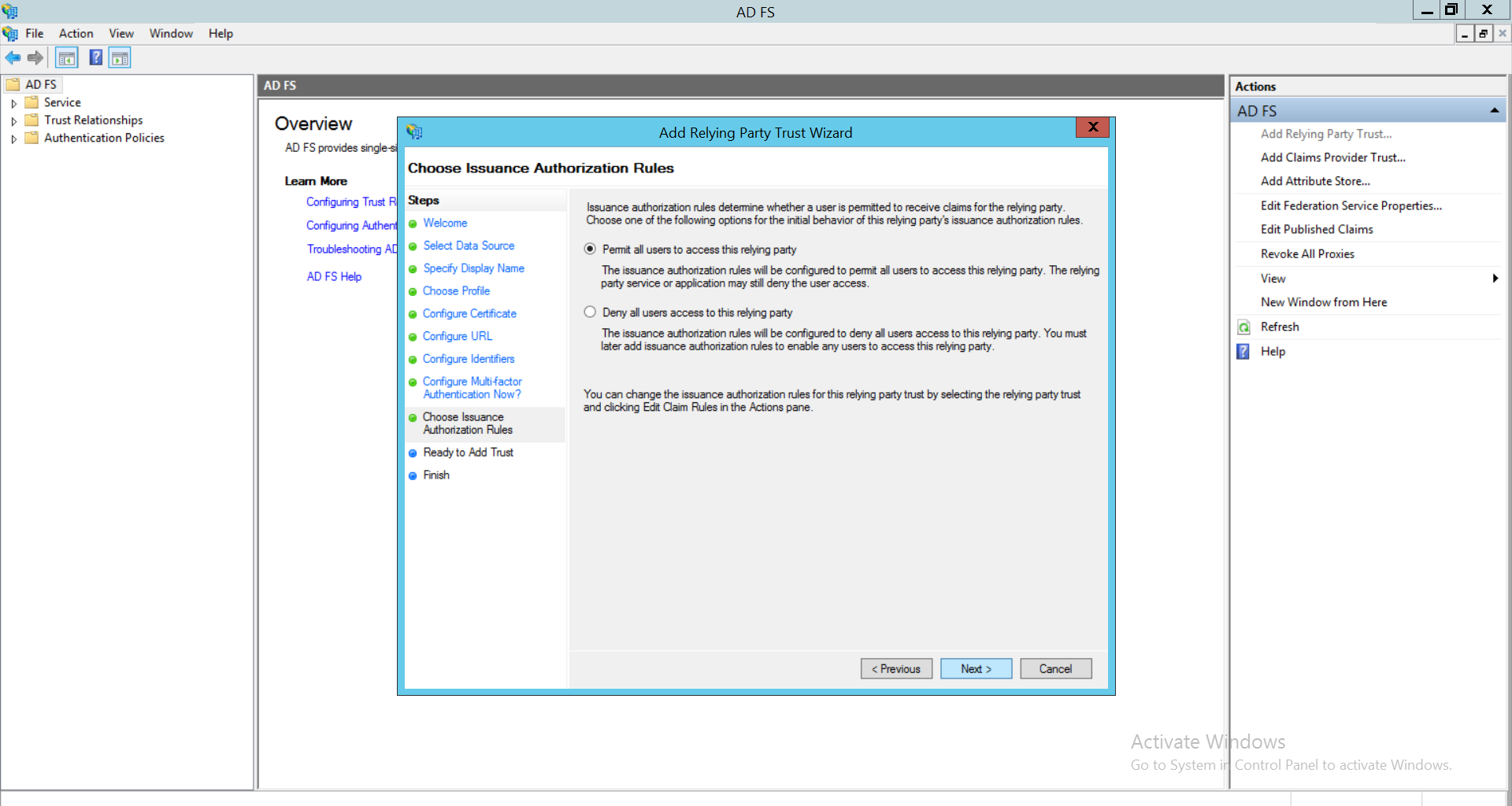 Configure ADFS IdP in OpManager