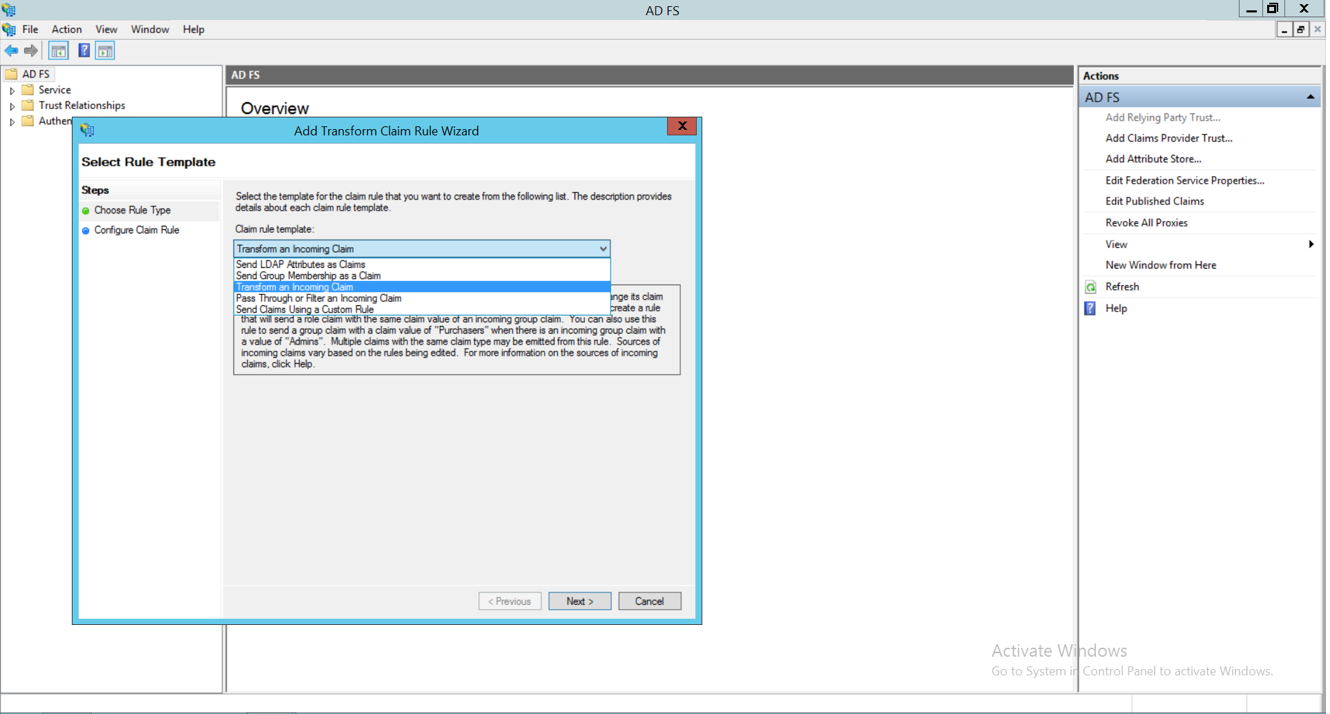 Configure ADFS IdP in OpManager