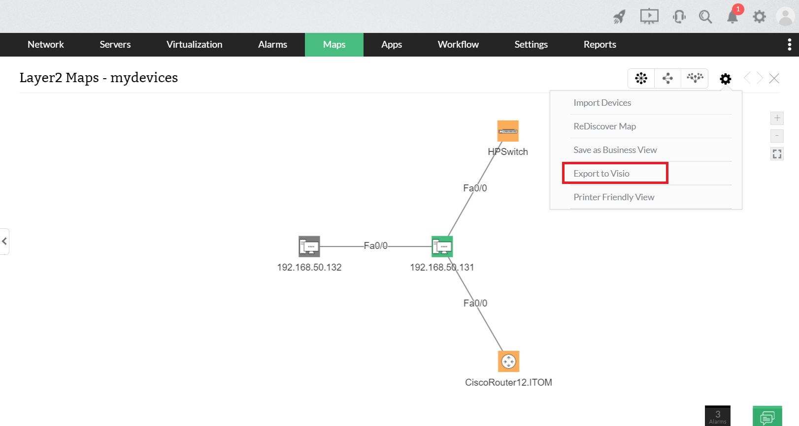 Export to Visio