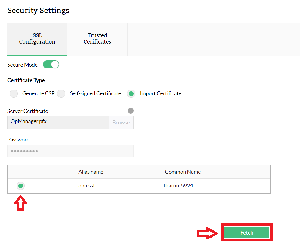 certificate file certificate file