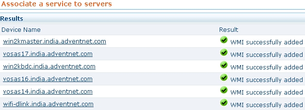 Service added to devices