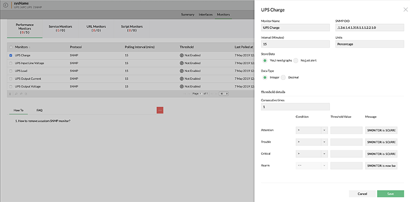 UPS监控系统 - ManageEngine OpManager