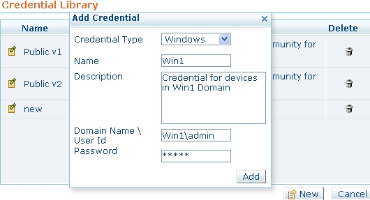 Configuring WMI Credentials