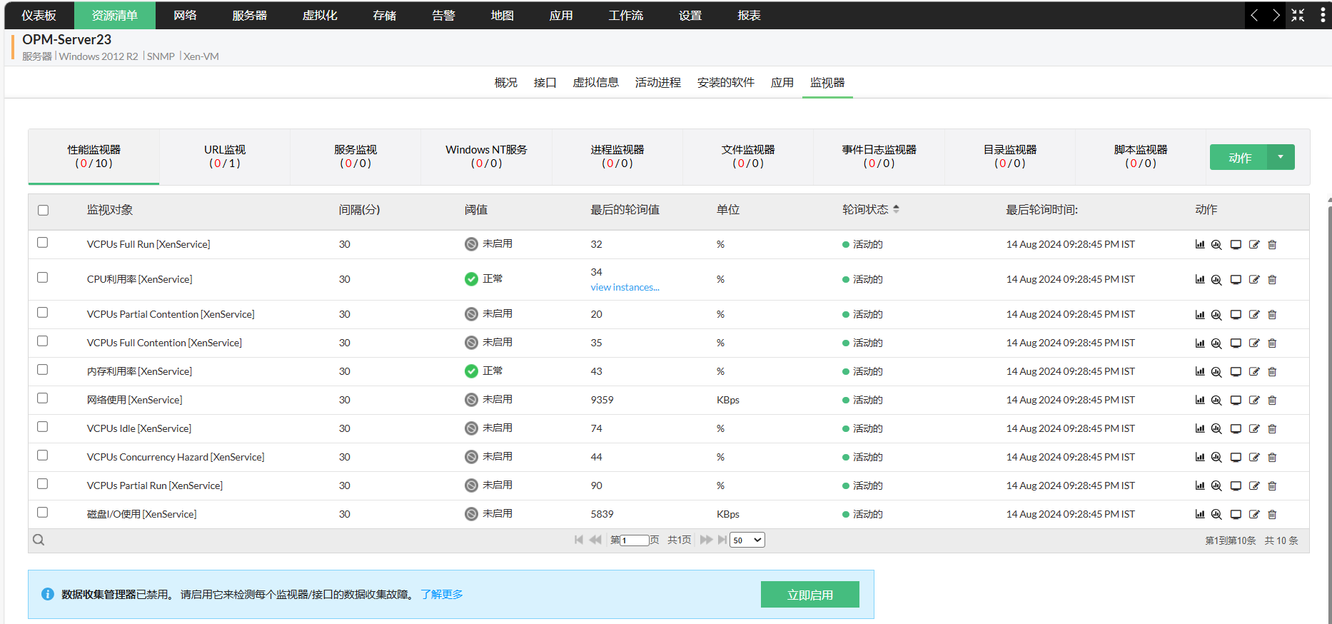 内存监控软件-ManageEngine OpManager 内存监控-ManageEngine OpManager