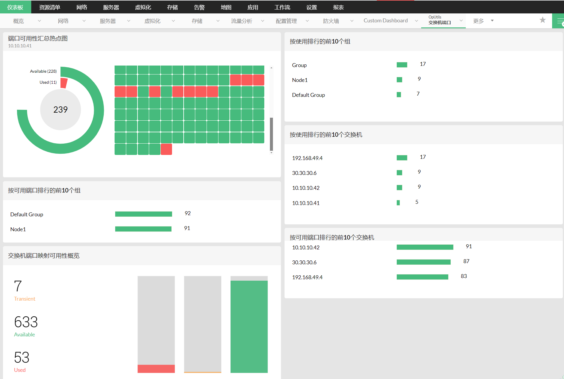 交换机管理工具 - ManageEngine OpManager