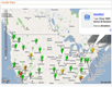 利用谷歌地图；获取鸟的API；查看每个节点的完整企业网络；的当前运行状况。