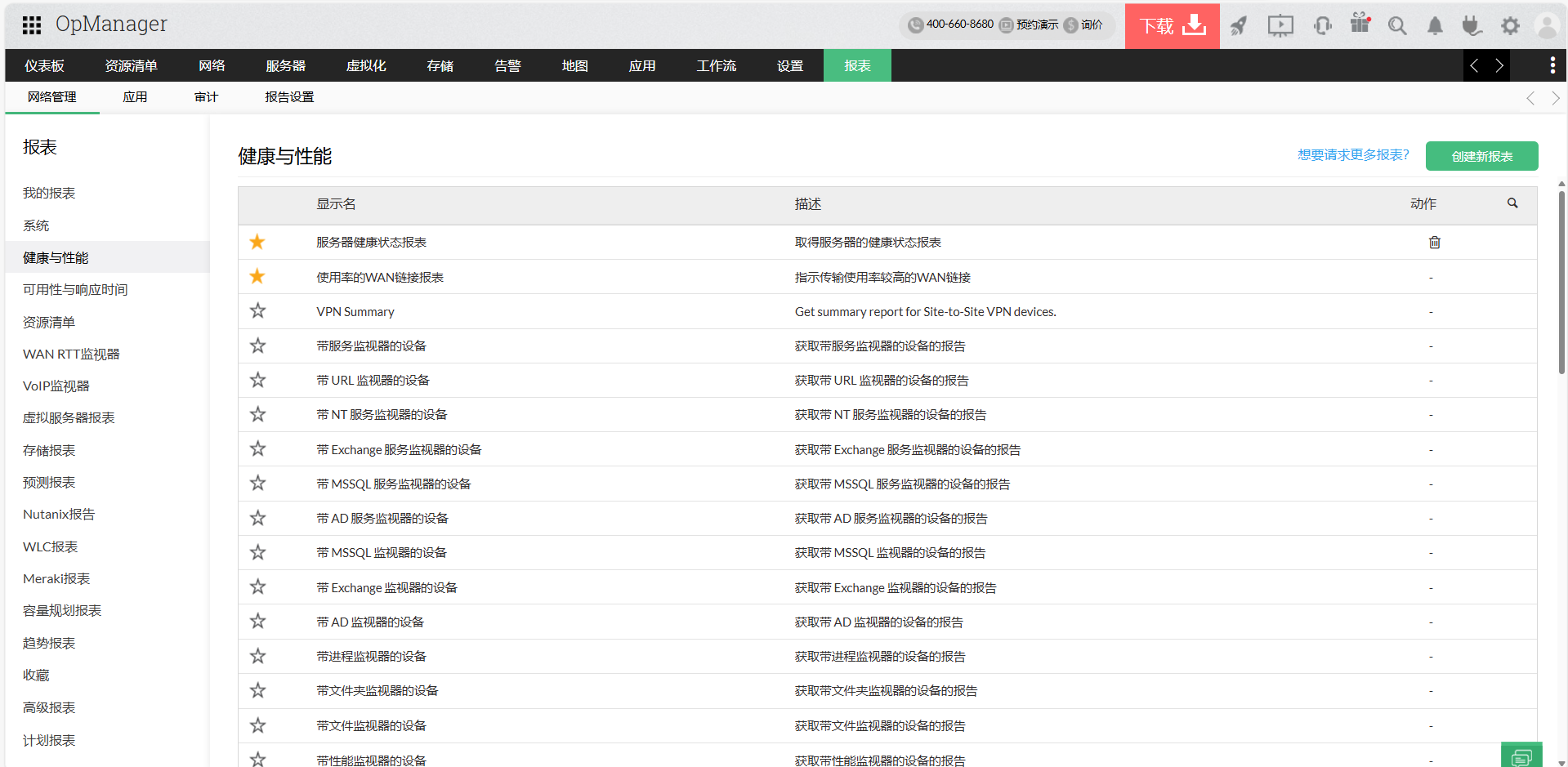 网络拓扑管理-ManageEngine OpManager	