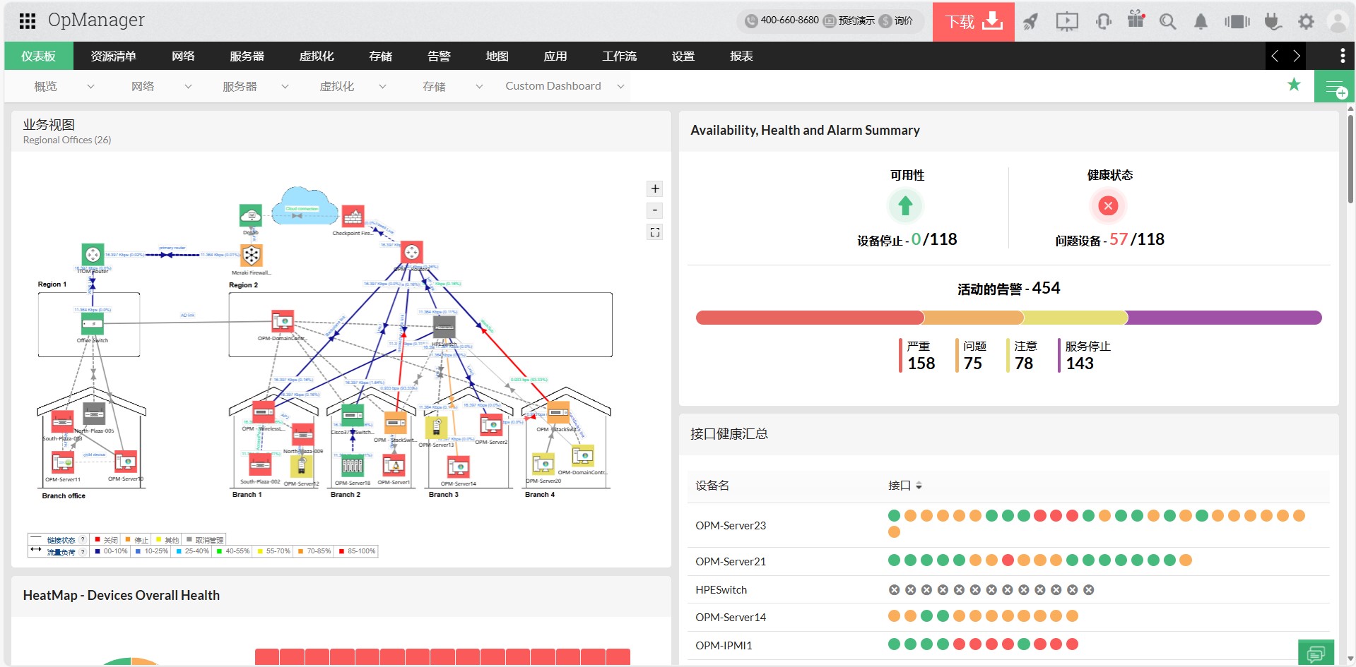 OpManager 5交换机端口映射工具