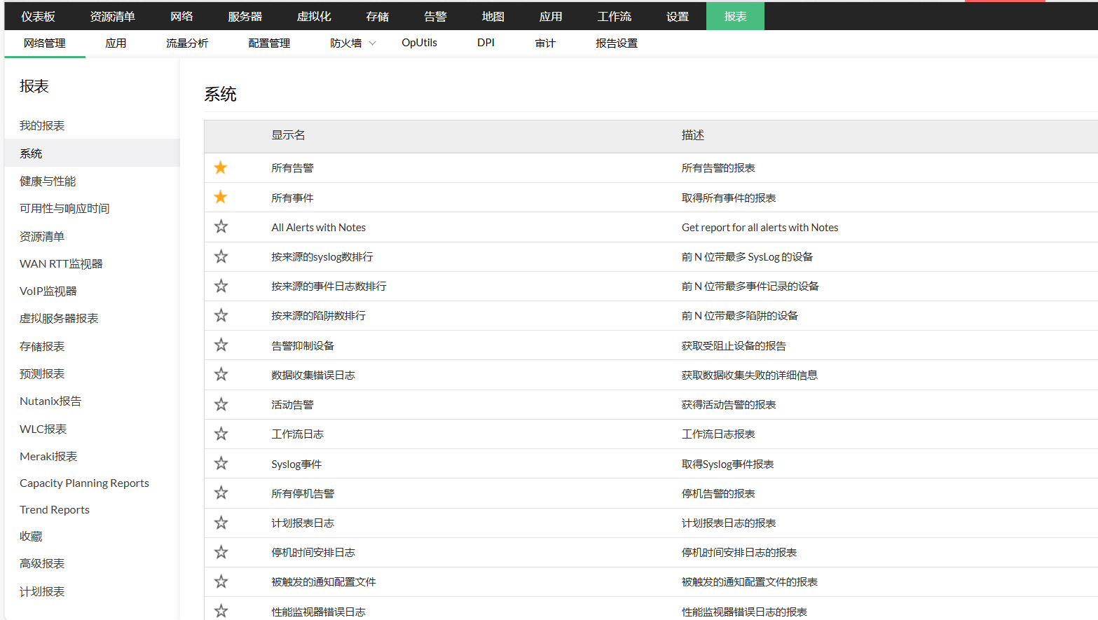 网络监视工具 - ManageEngine OpManager