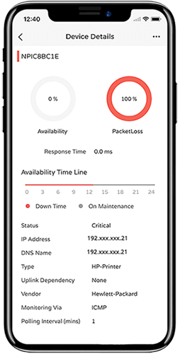 ManageEngine OpManager iPhone App