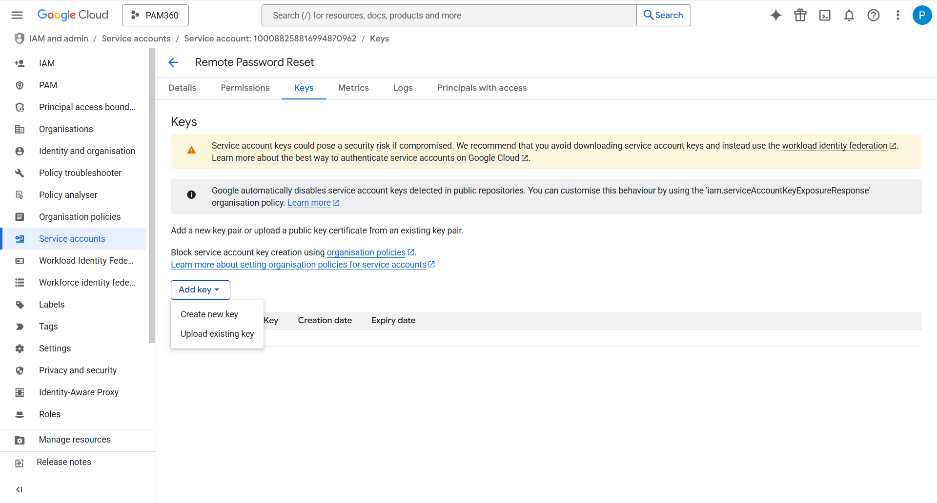 Click to Expand google-service-account-config-4