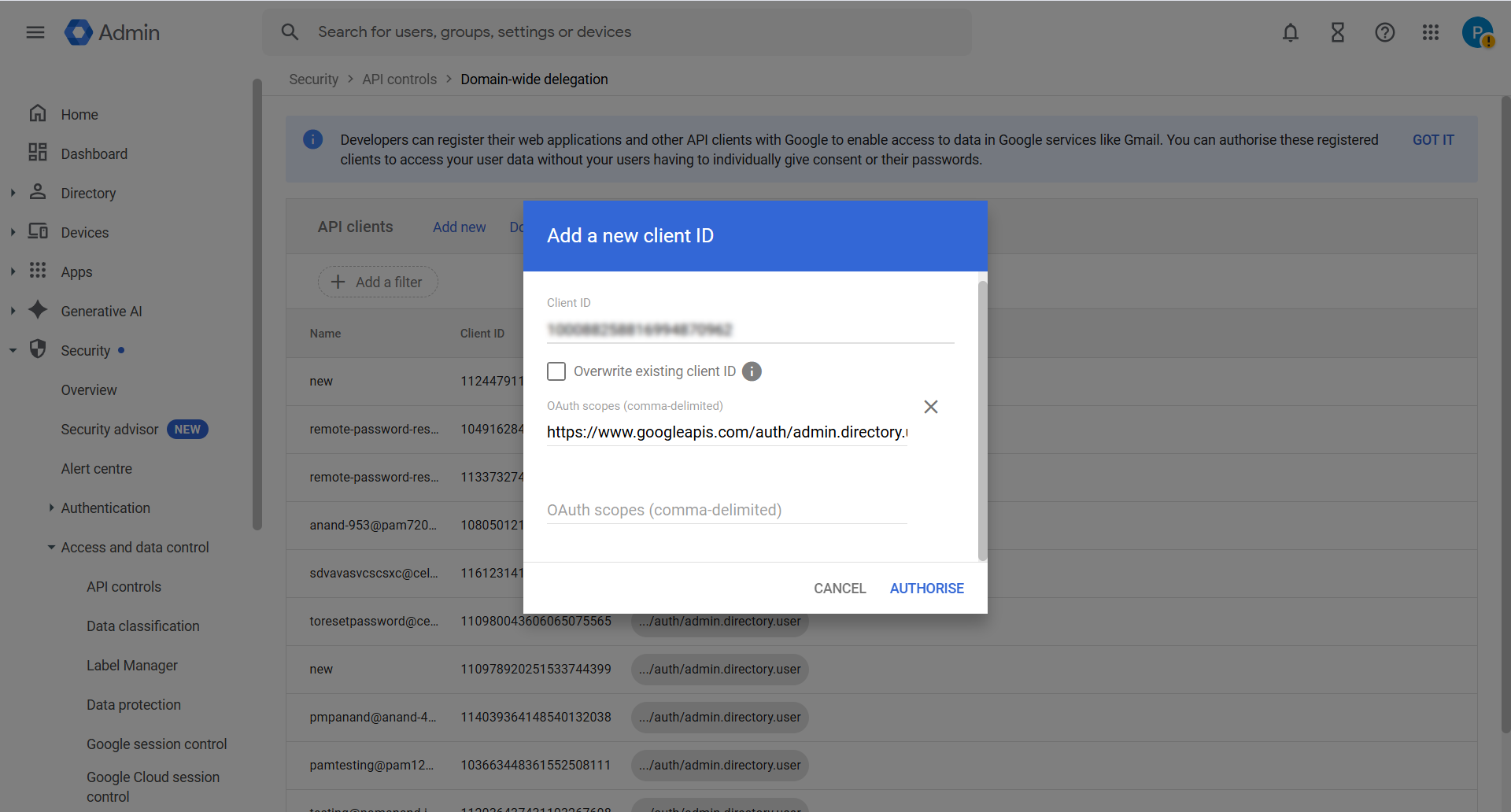 Click to Expand google-service-account-config-7