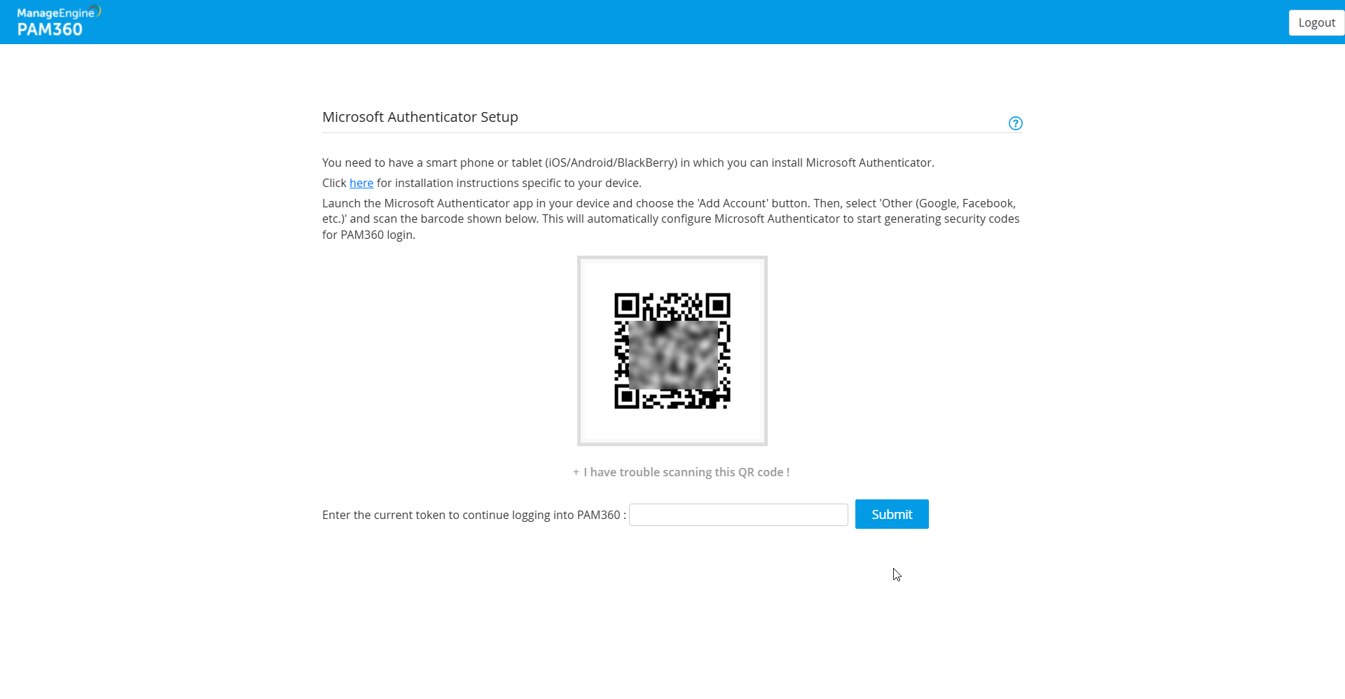 Click to Expand Setting up TFA - Microsoft Authenticator