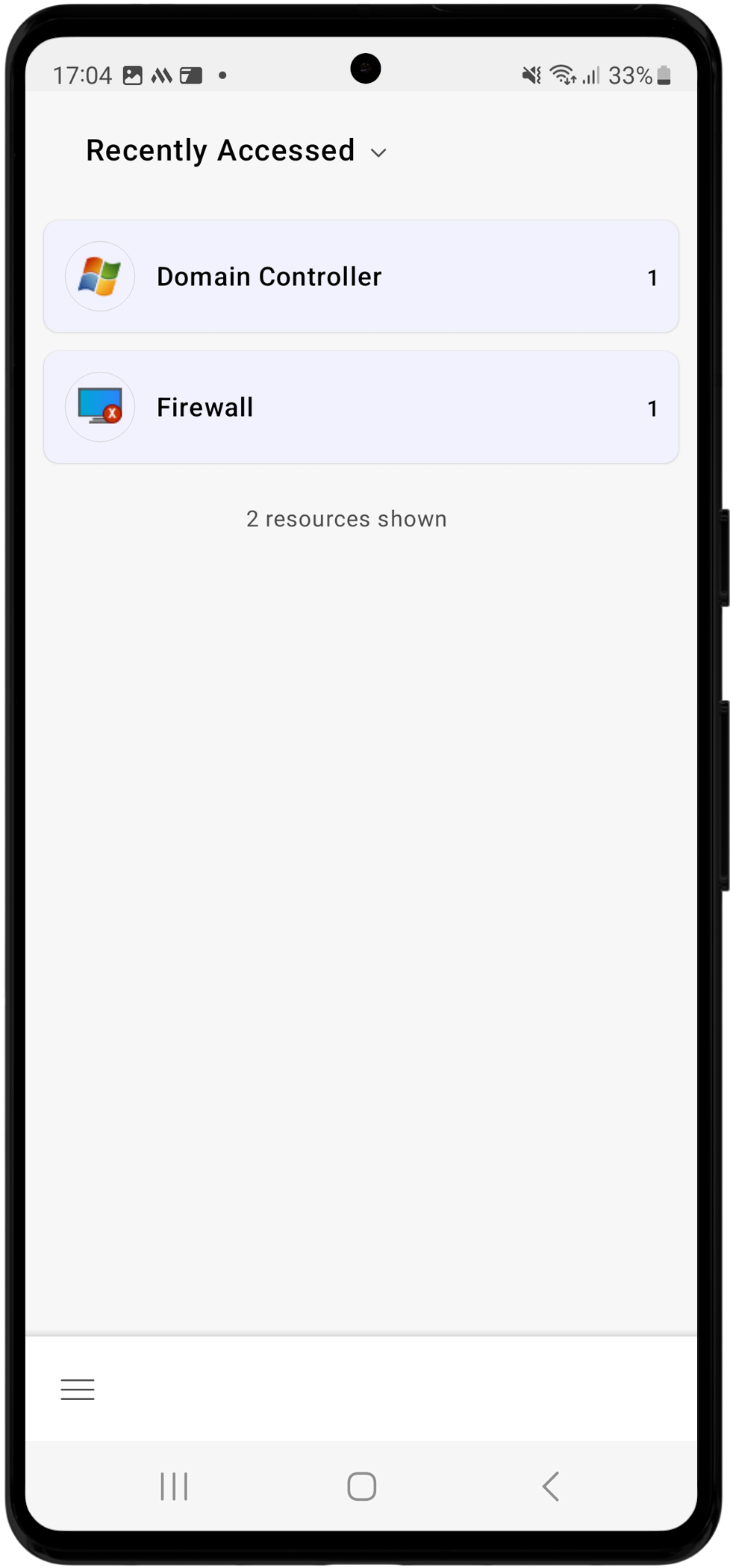 Click to Expand recently-accessed