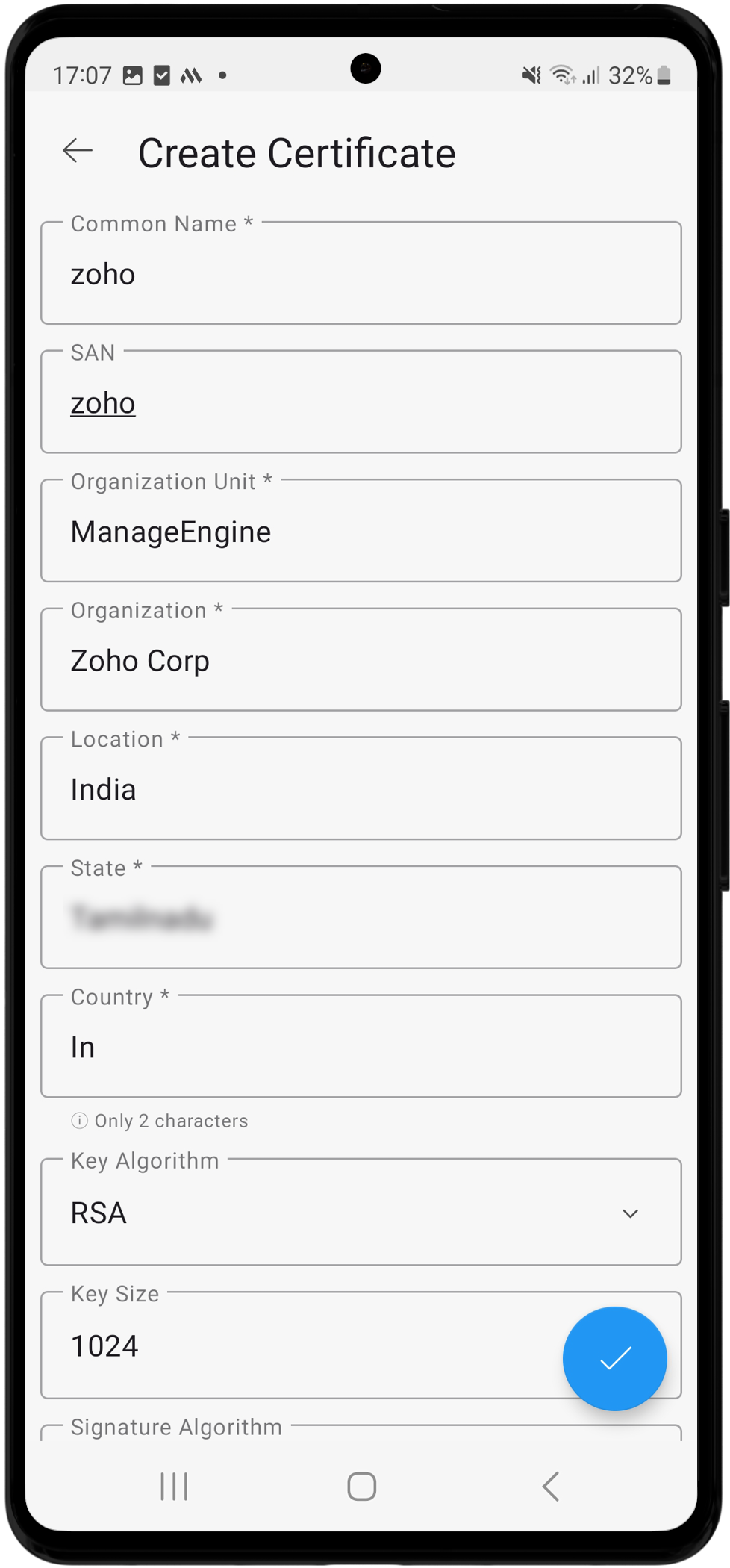 Click to Expand create-certificate