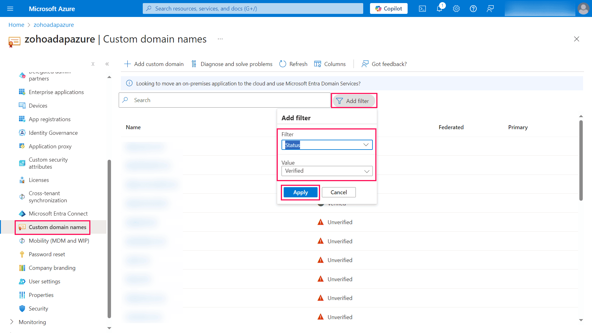 使用 Azure AD Premium 许可证