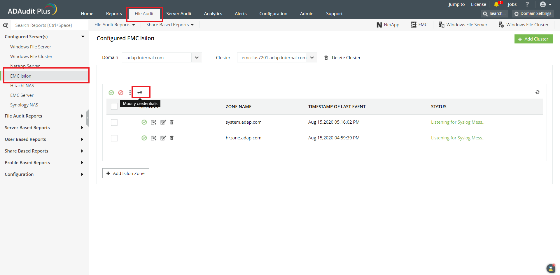 MC Isilon 审计指南 故障排除