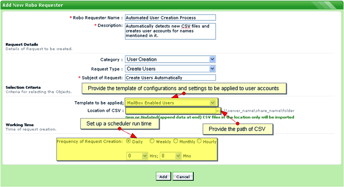 automated active directory user creation provisioning